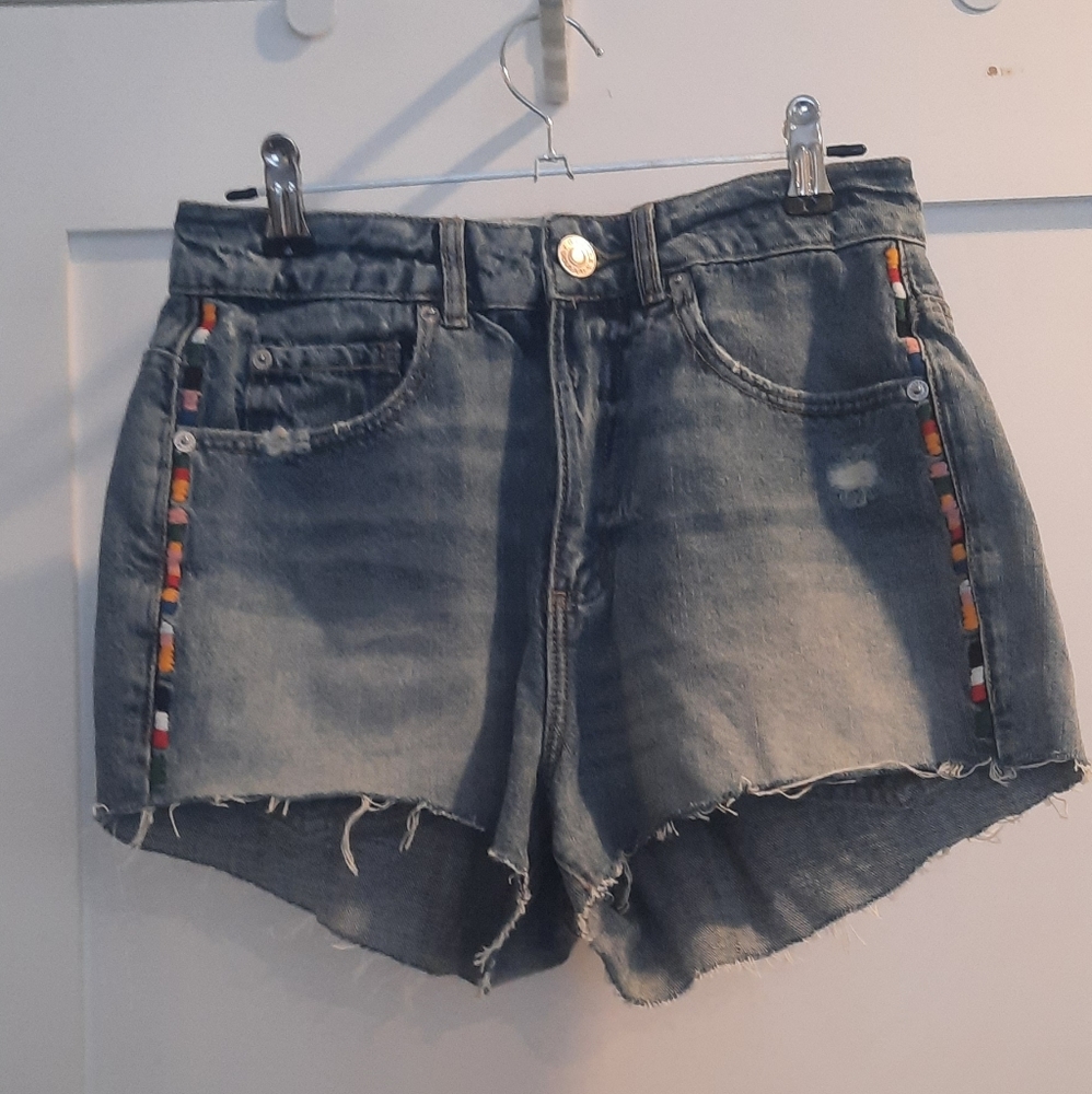 Garage festival denim shorts NWOT